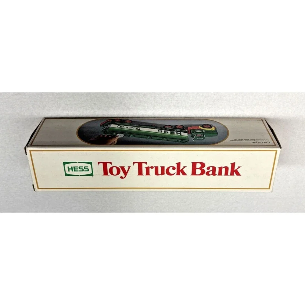 Hess 1984 Fuel Oil Gasoline Tanker Truck Bank Vintage Collectible w/ Box